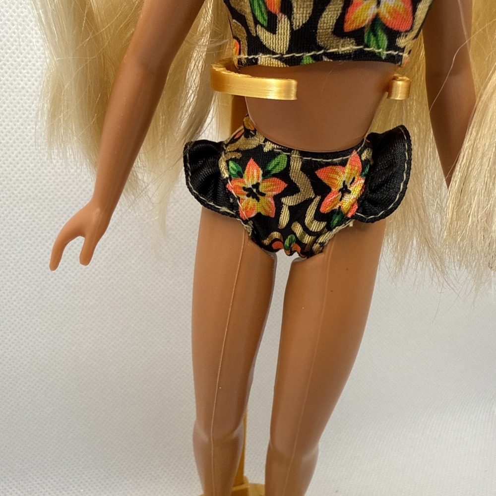 Barbie Tropical Splash Skipper 1994 Original Outfit Earrings and Necklace - Picture 4 of 12
